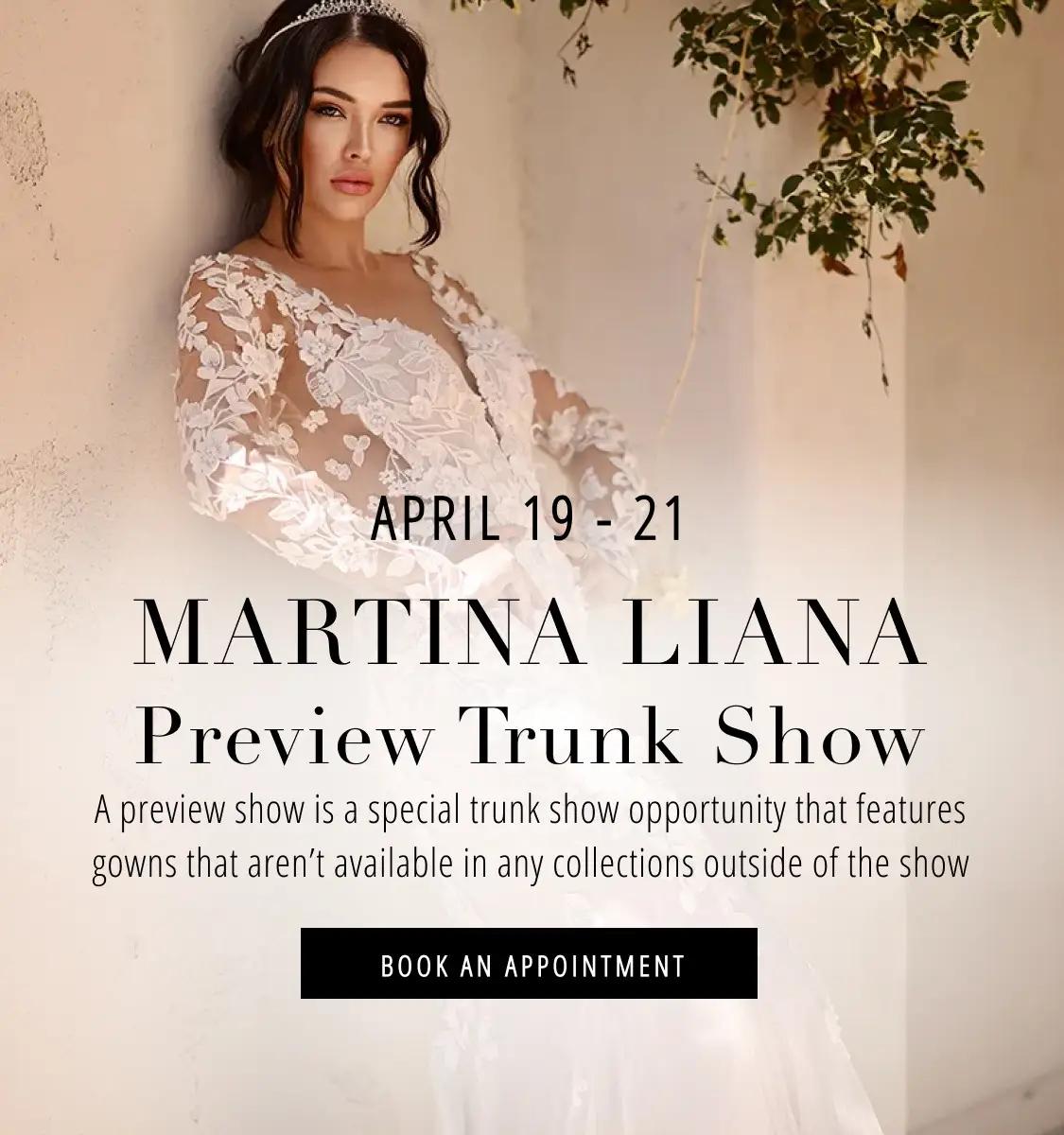 Martina Liana Trunk show banner mobile